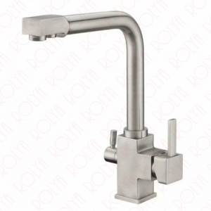 rolya brushed nickle kitchen faucets 3 way water filter taps