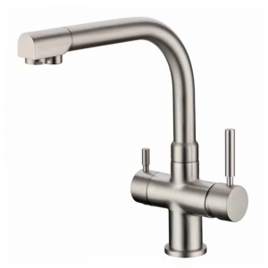 rolya brushed nickle ro water reverse kitchen faucets 3 way water filter taps