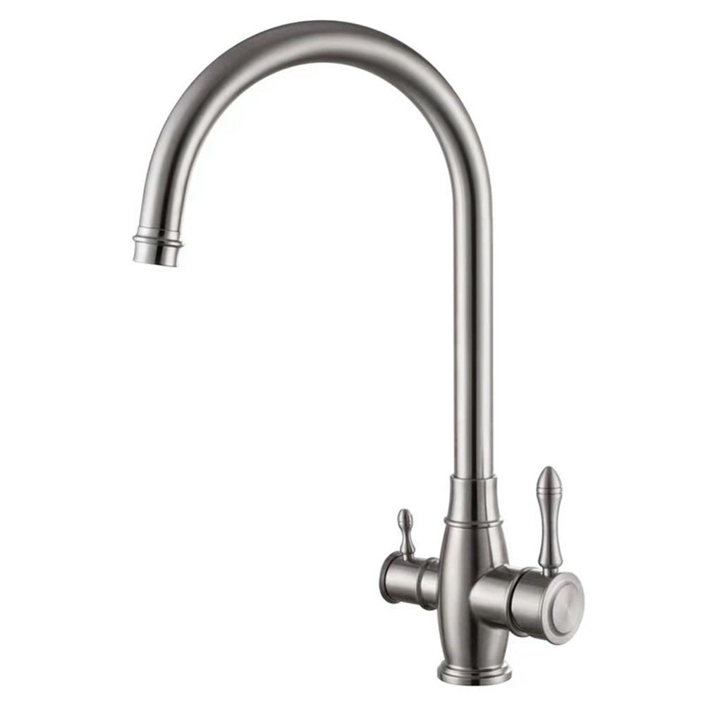 ROLYA 3 Way All In One Kitchen Mixer Tap Stainless Steel ---KF2027