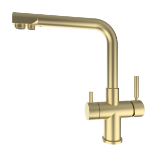 ROLYA Premium 4 Way Kitchen Faucet Brushed Golden KF2011-BG