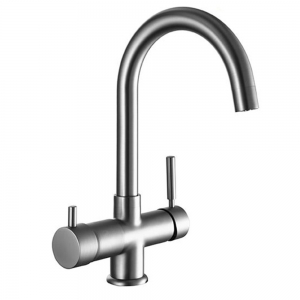 ROLYA Venesia 5 Way Kitchen Faucet Sink Mixer Tap Brushed Nickel