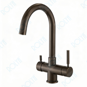 ROLYA 4 Way Kitchen Faucet Oil Rubbe Bronze KF2096-ORB