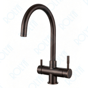 ROLYA 304 Stainless Steel 4 Way Faucet 4-in-1 Water Filter Kitchen Tap Oil Rubbed Bronze KF4296-ORB