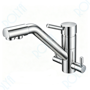 ROLYA Longreach 4 Way Kitchen Faucet for Sparkling Water Chrome KF4388-CH